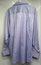 Load image into Gallery viewer, Calvin Klein Mens Light Purple Long Sleeve Collared Dress Shirt Size 17.5 34/35