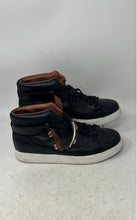 Load image into Gallery viewer, Coach Womens Richmond Black Leather Turn Lock Lace-Up Sneakers Shoes Size 8.5B