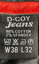 Load image into Gallery viewer, D-Coy Mens Dark Gray Denim Pockets Slim Fit Skinny Leg Jeans Size 38