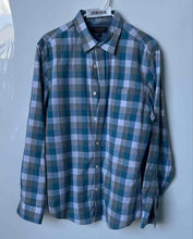 Load image into Gallery viewer, Banana Republic Mens Multicolor Collared Long Sleeve Button-Up Shirt Size M