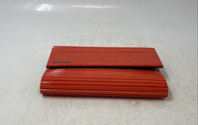 Load image into Gallery viewer, BCBGeneration Womens Orange Ribbed Hard Shell Travel Mini Clutch Wallet