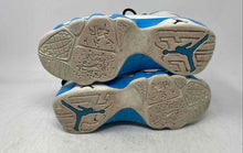 Load image into Gallery viewer, Nike Boys Air Jordan 9 302359-103 White Blue Black Basketball Shoes Size 4Y