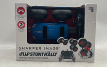 Load image into Gallery viewer, Sharper Image Blue Flip Stunt Rally Remote Controller Car Not Tested