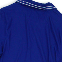 Load image into Gallery viewer, Club Room Mens Blue White Short Sleeve Collared Performance Polo Shirt Size XL