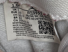 Load image into Gallery viewer, Authentic Nike Boys Air Jordan Spizike Low White Brown Sneakers Sz 1.5Y Stained