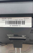 Load image into Gallery viewer, Symphonic Model STL1505 Silver Wired Portable LCD Color TV Not Tested