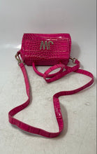 Load image into Gallery viewer, Jason Wu Womens Pink Croc-Embossed Inner Pockets Magnetic Crossbody Bag