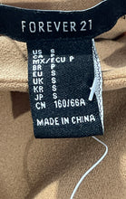 Load image into Gallery viewer, Forever 21 Womens Brown Flap Pockets Pull On Stretch Mini Skirt Size Small