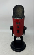 Load image into Gallery viewer, Blue Yeti Red Black Multi-Pattern Professional USB Condenser Microphone Untested