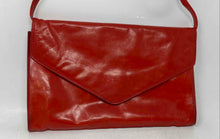 Load image into Gallery viewer, Unbranded Womens Red Leather Inner Pockets Snap Crossbody Shoulder Bag