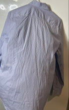 Load image into Gallery viewer, Andrea Bossi Mens Blue Long Sleeve Spread Collar Dress Shirt Size 16.5 42
