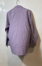 Load image into Gallery viewer, Pierre Cardin Mens Purple Long Sleeve Collared Formal Dress Shirt Size 17
