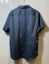Load image into Gallery viewer, Armani Exchange Mens Blue Short Sleeve Spread Collar Button-Up Shirt Size XXL