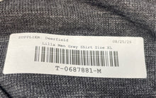 Load image into Gallery viewer, Lilla P Mens Gray V-Neck Long Sleeve Pockets Pullover Sweater Size XL With Tag