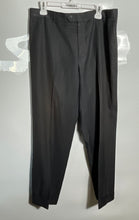 Load image into Gallery viewer, Boccaccio Mens Dark Gray Pleated Front Straight Leg Dress Pants Size 38L