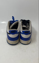 Load image into Gallery viewer, Nike Kids Dunk Low Blue Black White Low Top Lace-Up Sneaker Shoes Size 7Y