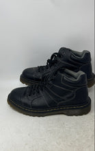 Load image into Gallery viewer, Dr. Martens Mens Harrisland Black Leather Lace-Up Mid Top Combat Boots Size 9