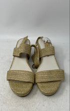 Load image into Gallery viewer, Anne Klein Womens Padrino Beige Open Toe Block Heel Slingback Sandals Size 9M