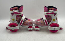 Load image into Gallery viewer, Roller Derby Girls Fun Roll Pink And White Roller Skates Size 11.5C