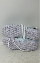 Load image into Gallery viewer, Jiebuniao Kids White Light Blue High Top Lace-Up Soccer Shoes Size EUR 35
