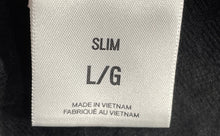 Load image into Gallery viewer, Express Mens Black Cotton Long Sleeve Slim Fit Dress Shirt Size 16-16.5
