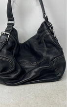 Load image into Gallery viewer, Michael Kors Womens Brookville Black Pebbled Leather Shoulder Strap Hobo Bag