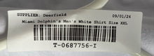 Load image into Gallery viewer, Nike Mens White NFL Miami Dolphins Football Wade Harman T-Shirt Size XXL