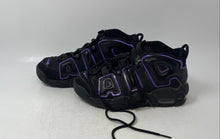 Load image into Gallery viewer, Nike Kids Air More Uptempo DX5954-001 Black Purple Sneaker Shoes Size 5.5Y