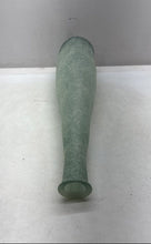 Load image into Gallery viewer, San Miguel Green Glass Wavy Collectible Home Decor Flower Vase