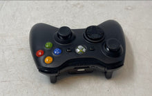 Load image into Gallery viewer, Microsoft Model 1403 Xbox 360 Black Wireless Gaming Controller Untested