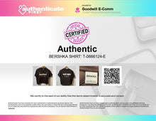 Load image into Gallery viewer, Authentic Bershka Womens Brown Printed Cotton Short Sleeve T-Shirt Size S