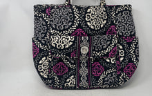 Load image into Gallery viewer, Vera Bradley Womens Multicolor Printed Inner Pocket Double Handle Tote Bag