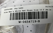 Load image into Gallery viewer, Nike Mens Court Vision Low DM7588-100 White Red Sneaker Shoes Size 10.5 No Laces