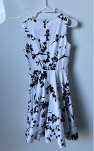 Load image into Gallery viewer, Grace Karin Womens Black & White Floral Print Sleeveless A-Line Dress Size XS