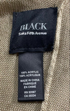 Load image into Gallery viewer, Saks Fifth Avenue Black Womens Beige Knitted Poncho Scarf One Size With Tag