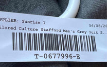 Load image into Gallery viewer, Stafford Tailored Culture Mens Gray 2-Piece Suit Size Blazer 42L Pants 36x32