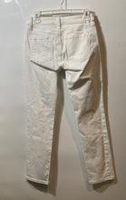 Load image into Gallery viewer, Ann Taylor Loft Womens White Denim Pockets Straight Leg Jeans Size 25/0