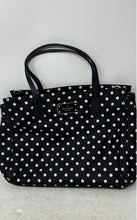Load image into Gallery viewer, Kate Spade Womens Blake Avenue Loden Black White Polka Dot Satchel Handbag