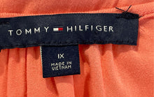 Load image into Gallery viewer, Tommy Hilfiger Womens Orange Cap Sleeve Pintucked Ladder Trim Blouse Top Size 1X