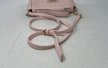 Load image into Gallery viewer, Juicy Couture Womens Light Pink Logo Print Adjustable Strap Crossbody Handbag