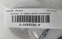 Load image into Gallery viewer, WIP110 White Wireless IP Night Vision Security Camera Untested