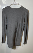Load image into Gallery viewer, Zara Womens Gray Knitted Long Sleeve Crew Neck Pullover Sweater Size Medium
