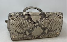 Load image into Gallery viewer, Kate Spade New York Womens Multicolor Snakeskin Print Double Handle Satchel Bag