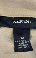 Load image into Gallery viewer, Alfani Womens Brown Sleeveless Button Front Collared Shift Dress Size 14