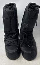 Load image into Gallery viewer, Fashion Nova Womens Black Round Toe Mid Calf Lace-Up Snow Boots Size 9