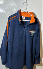 Load image into Gallery viewer, NFL Mens Blue Miami Dolphins Long Sleeve 1/4 Zip Pullover Sweatshirt Size XL