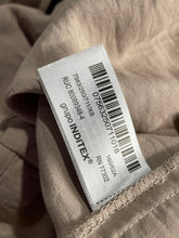 Load image into Gallery viewer, Zara Womens Beige Elastic Waist Drawstring Wide-Leg Trouser Pants Size XS