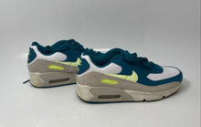 Load image into Gallery viewer, Nike Unisex Kids Air Max 90 Green White Leather Lace-Up Sneaker Shoes Size 5Y