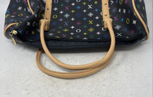 Load image into Gallery viewer, XOXO Womens Beige Black Monogram Leather Inner Pockets Top Handle Satchel Bag