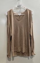 Load image into Gallery viewer, Calvin Klein Womens Brown Long Sleeve Pullover Sweater Size Large